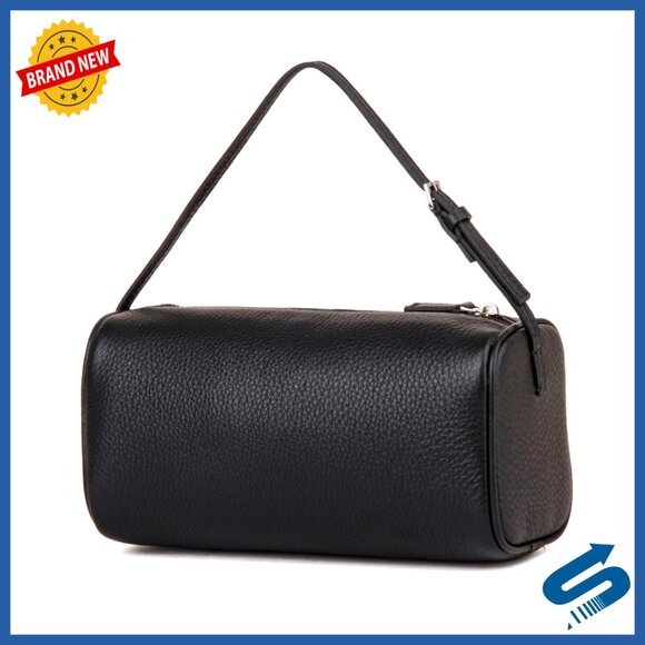 Spaghetti Western Hobo Bag SWC143BLK Premium Full-Grain Leather Crossbody Hobo Bag Adjustable Strap